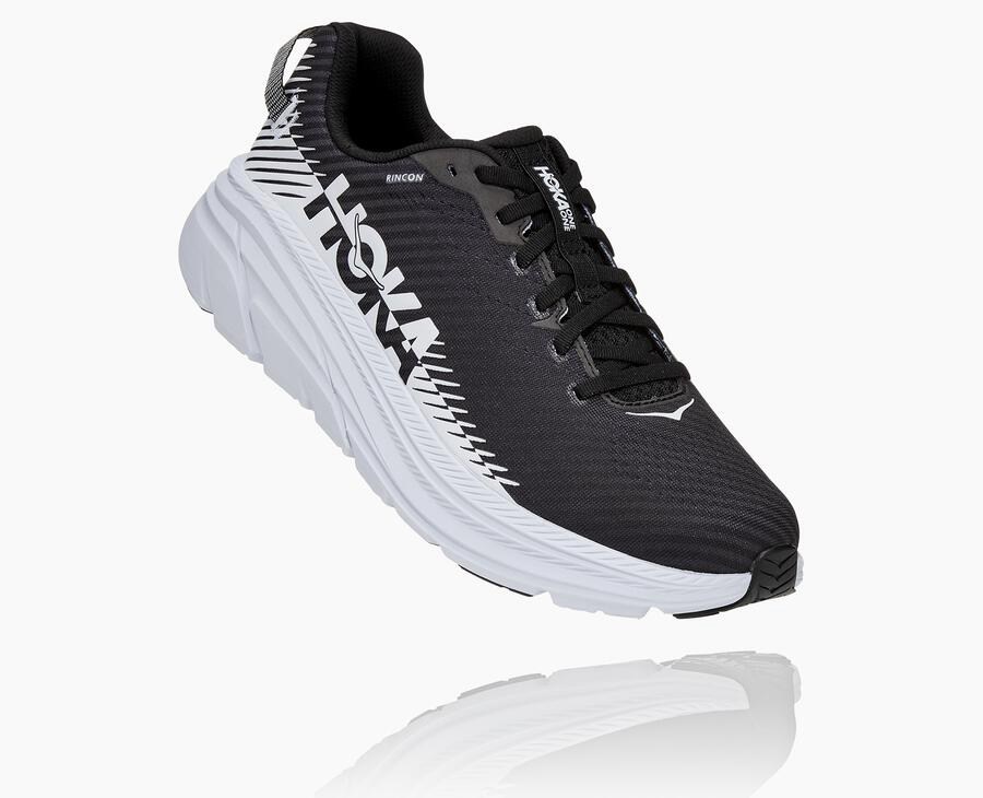 Hoka One One Koşu Ayakkabısı Erkek Siyah/Beyaz - Rincon 2 - QG0452168